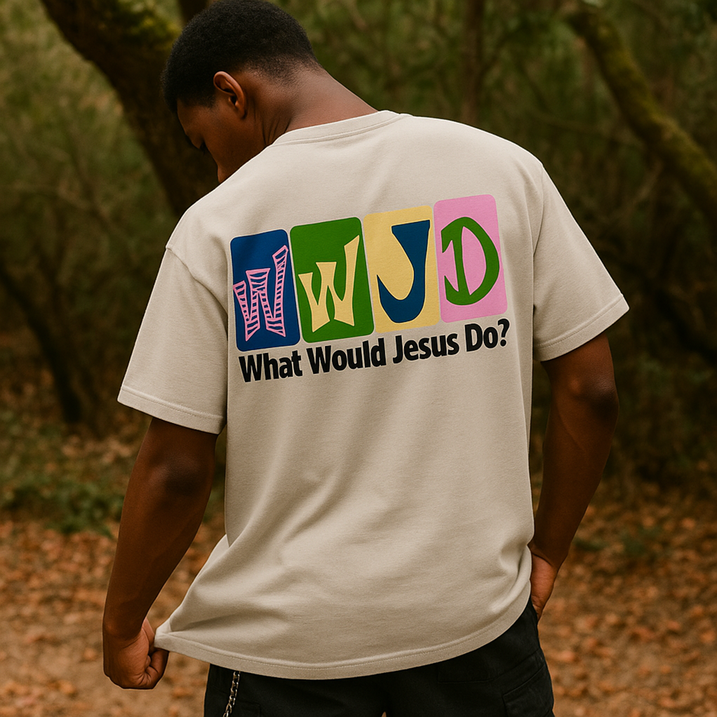 WWJD TEE (GRAY)