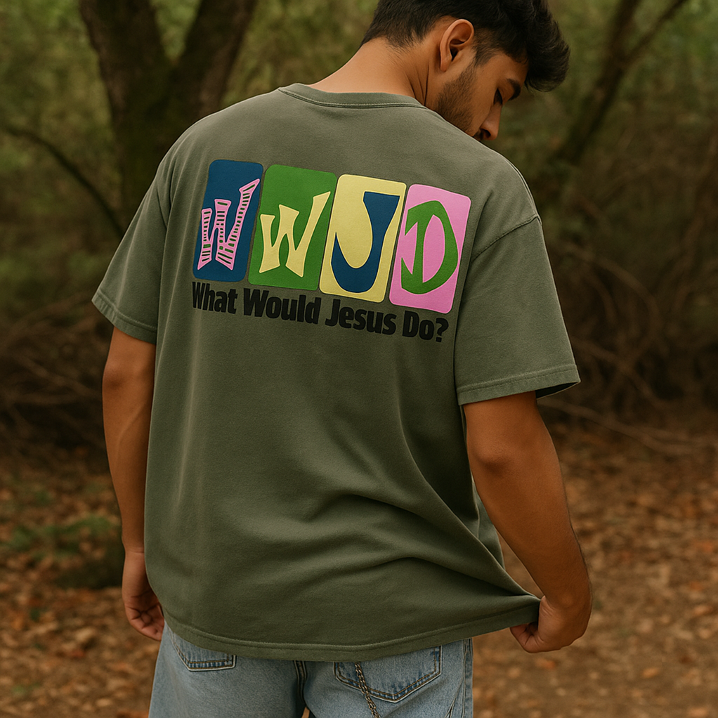 WWJD TEE (GREEN)
