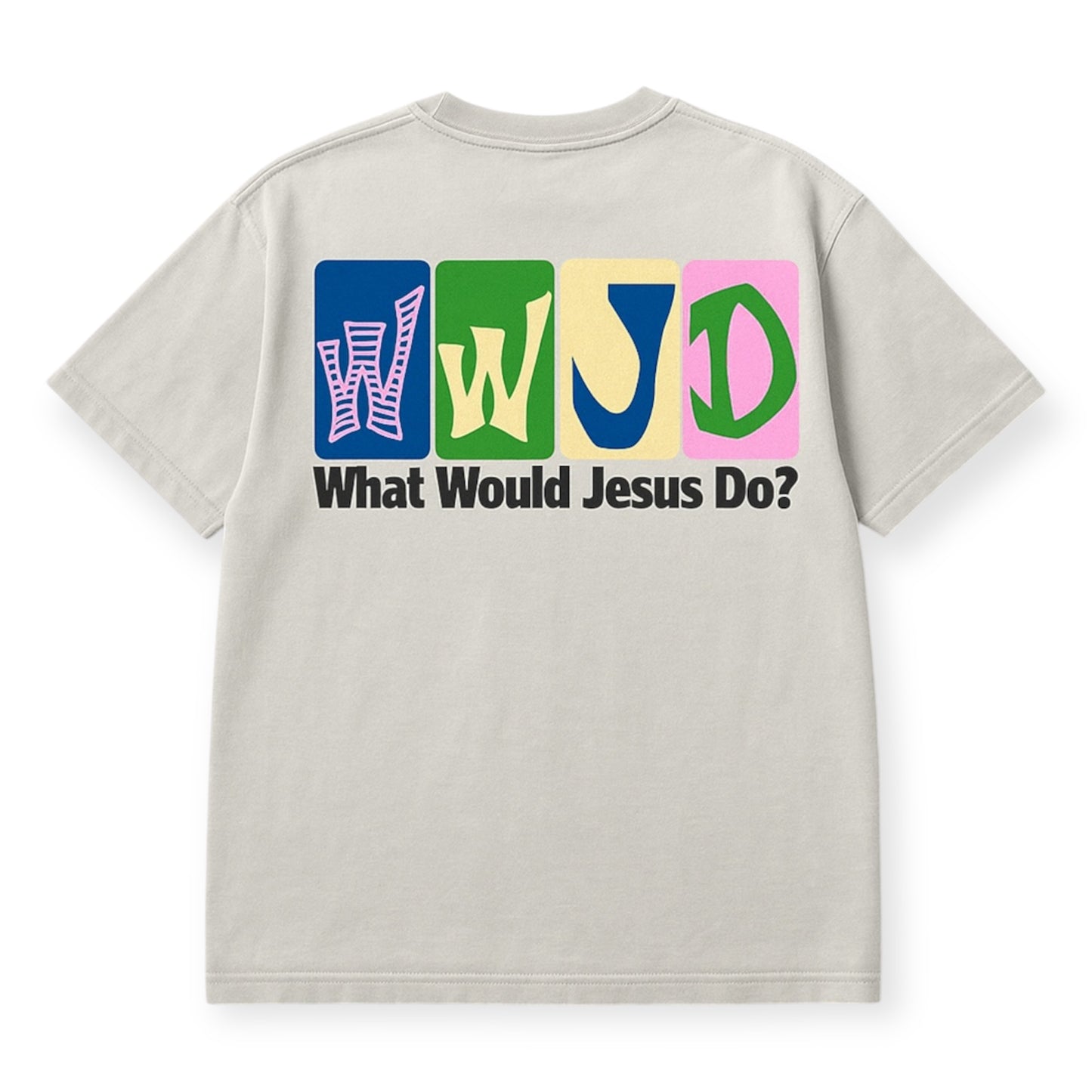 WWJD TEE (GRAY)