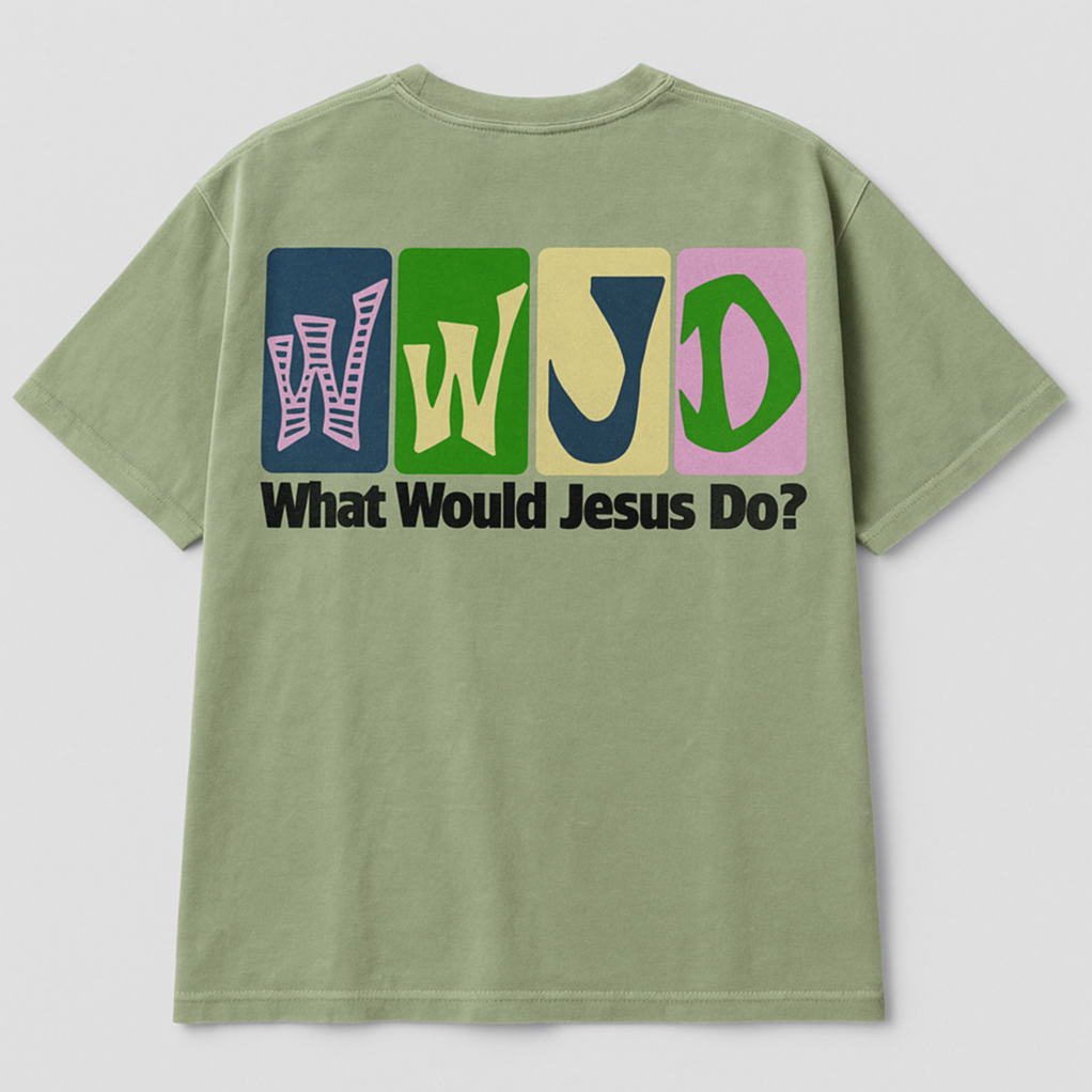 WWJD TEE (GREEN)