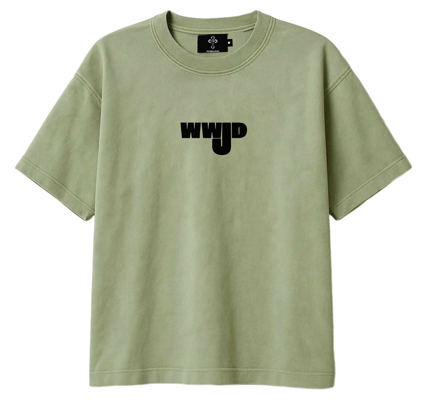WWJD TEE (GREEN)