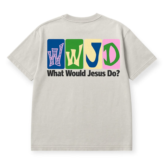 WWJD TEE (GRAY)
